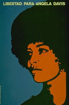 Cuban Poster of Angela Davis