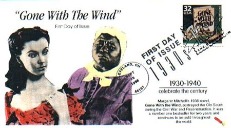 Hattie McDaniel & Vivien Leigh - US Postal First Day Cover for Gone With The Wind