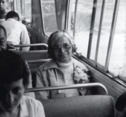 Rosa Parks on bus