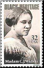 Madame CJ Walker Stamp